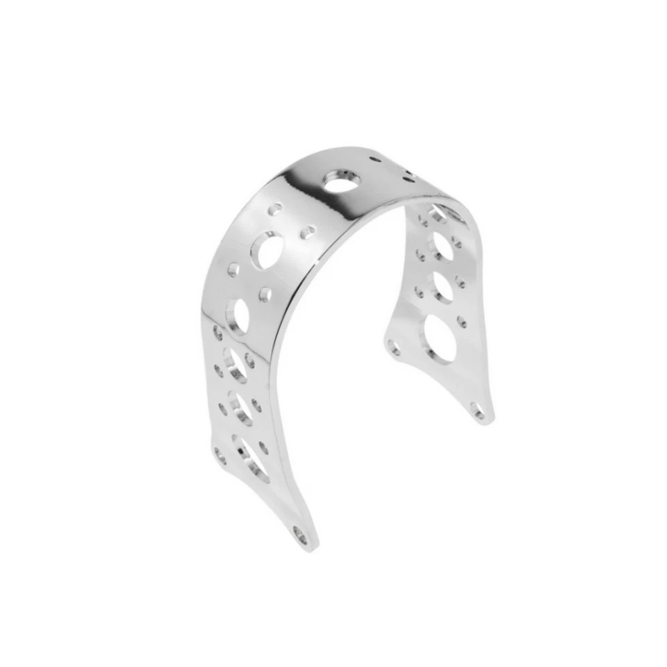 Iron Front Fork Fender Brace Tracker Narrow Fit For Harley Sportster Dyna Chrome Foto 4 de 4