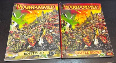 WARHAMMER Battle Book + Roster Pad TPB (1996 Games Workshop)