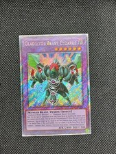 Yugioh! 1x Gladiator Beast Gyzarus RA03-EN198 Platinum Secret Rare 1st Ed NM