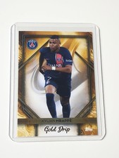Topps Paris Saint Germain Team Set 2023 Kylian Mbappe Gold Drip PSG