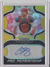 2019 Panini Prizm Pro Penmanship Prizms Gold #1 Carson Kelly   05/10