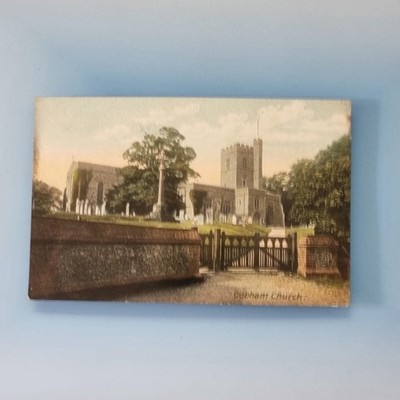 Cobham Postkarte um 1905 Surrey Außenseite der örtlichen Pfarrkirche