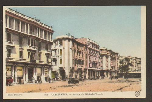 CASABLANCA (MAROC) Commerces Avenue du GENERAL D'AMADE - Bild 1 von 1