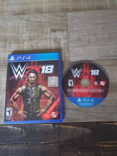 WWE 2k18 PS4 Game And Case - Foto 1 di 1
