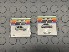 EURO23 Car Show Leen Customs Event Pin #1 and #2 Enamel Pin Ltd Edition XXX/250