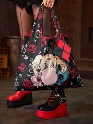 New 20  HARLEY QUINN Handbag SUICIDE SQUAD Purse Tote COMIC Travel Bag JOKER
