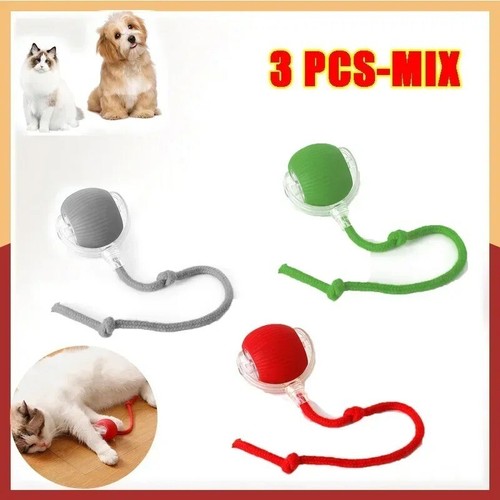 Cat Interactive Ball Toys Rolling Ball Faux Tail Rechargeable Smart Pet Toy - Bild 4 von 4