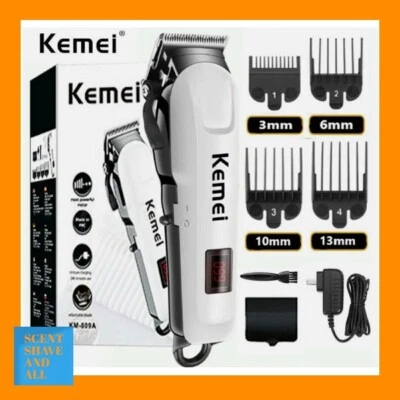 Kemei Professional Hair Clippers Hair Trimmer for Men Cordless Hair Cutting 809A
