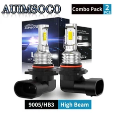 2X 9005/HB3 LED Headlight Kit Bulbs High Beam 10000K Cool White Super Bright 60W