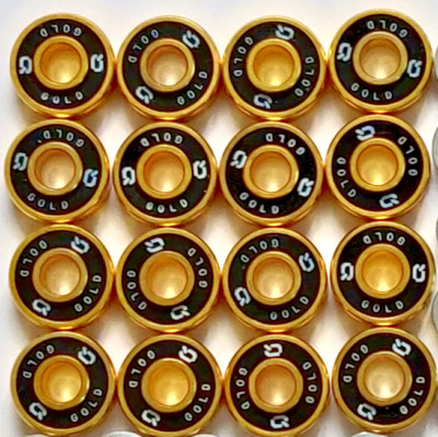 16 PCS INLINE Ball Bearing Bearings IQON DECODE GOLD ILQ ABEC 9 608 RZ 