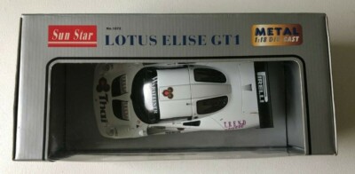 Sun Star Lotus Elise GT1 #15 Thai 1:18 Metal Diecast 1997 FIA GT