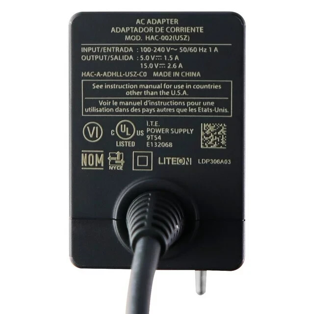 HACAADHGA Nintendo Switch AC Adapter Power Charger USB Type C | eBay