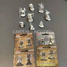 Lot 8 Sprite Dwarf Goliath Barbarian Dungeons & Dragon D&D Miniatures Figures