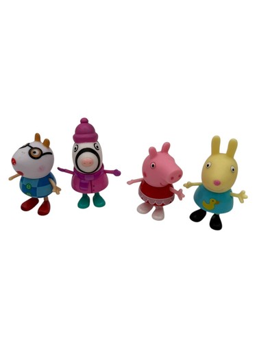 Peppa Pig Family & Friends Mix Toy Figures Lot Of 22 Fox Rabbit Zebra Mom Dad - Picture 3 of 7