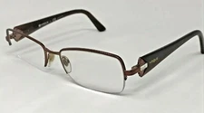 VOGUE VO3864-B 811 Eyeglasses Frame Half Rimless 53-18-135 Brown/Crystal CY85