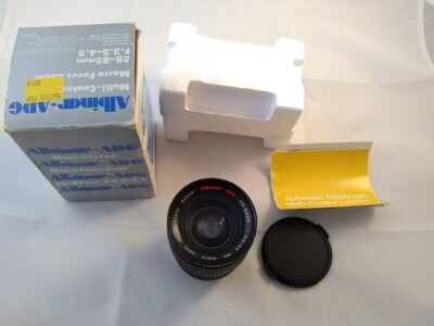 Albinar ADG 28-85 1:3.5-4.5 MC No. 85474374 Pentax Ricoh KR Mount With Box