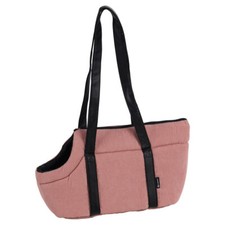 EQUICANI®, borsa per cani da 55 x 40 x 23 cm, pieghevole, leggera, con tessuto a rete, tracolla e fondo rimovibile, per cani e gatti, per viaggi, auto, volare (nero