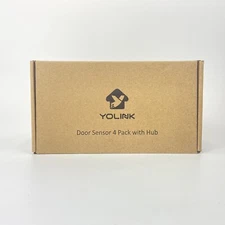 YOLINK Smart Door Sensor Starter Kit: 4 Door/Sensors & Hub NEW