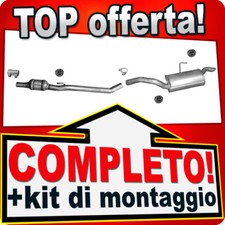 Scarico Completo + Catalizzatore per FIAT SCUDO I 1.9 D 1868CCM WJY SWB