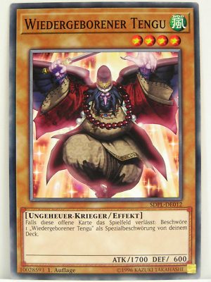Yugioh - 2x #012 Wiedergeborener Tengu - SDPL - Powercode Link Structure Deck