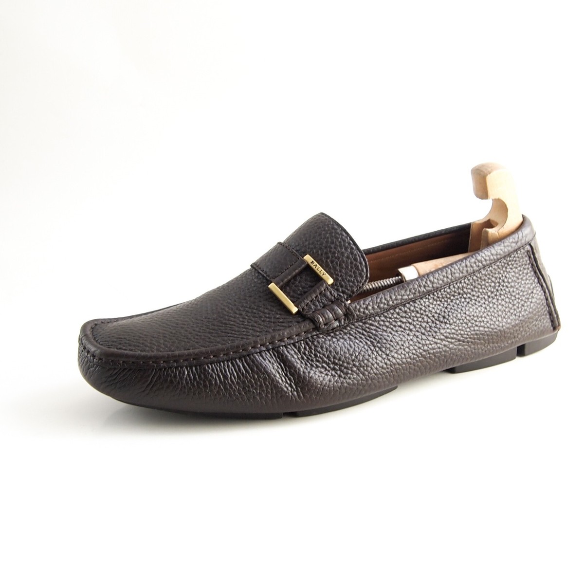 BALLY ローファー 新品 Bally Z-Tenax Loafers Brown Leather Mens Shoe Size EU 46 US