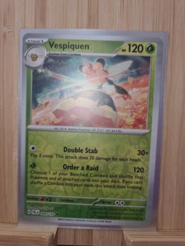 VESPIQUEN 009/193 REVERSE HOLO Paldea Evolved Pokemon Card PACK FRESH Mint - Picture 1 of 1