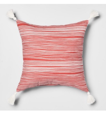 coral throws and pillows