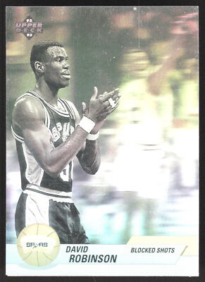 David Robinson 1992 Upper Deck Award Winner Holograms Blocked