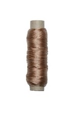 (0,09&euro;/m) Sattlergarn Zwirn 14x2x3 Polyester 50 m haselnussbraun &Oslash; 0,3mm (5046)