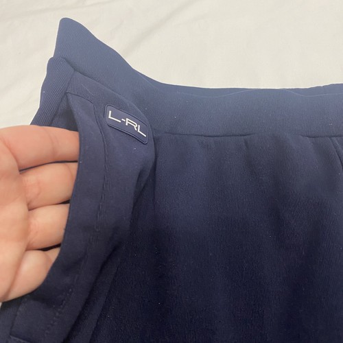 Lauren Active Ralph Lauren Zip Ankle Pull-On Navy Blue Women’s Pants Size Large - Picture 8 of 10