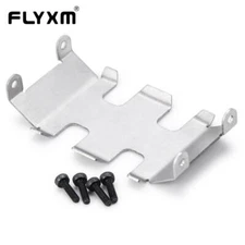 Stainless Steel Chassis Armor Guard Skid Plate Protector For SCX24 90081 RC Car