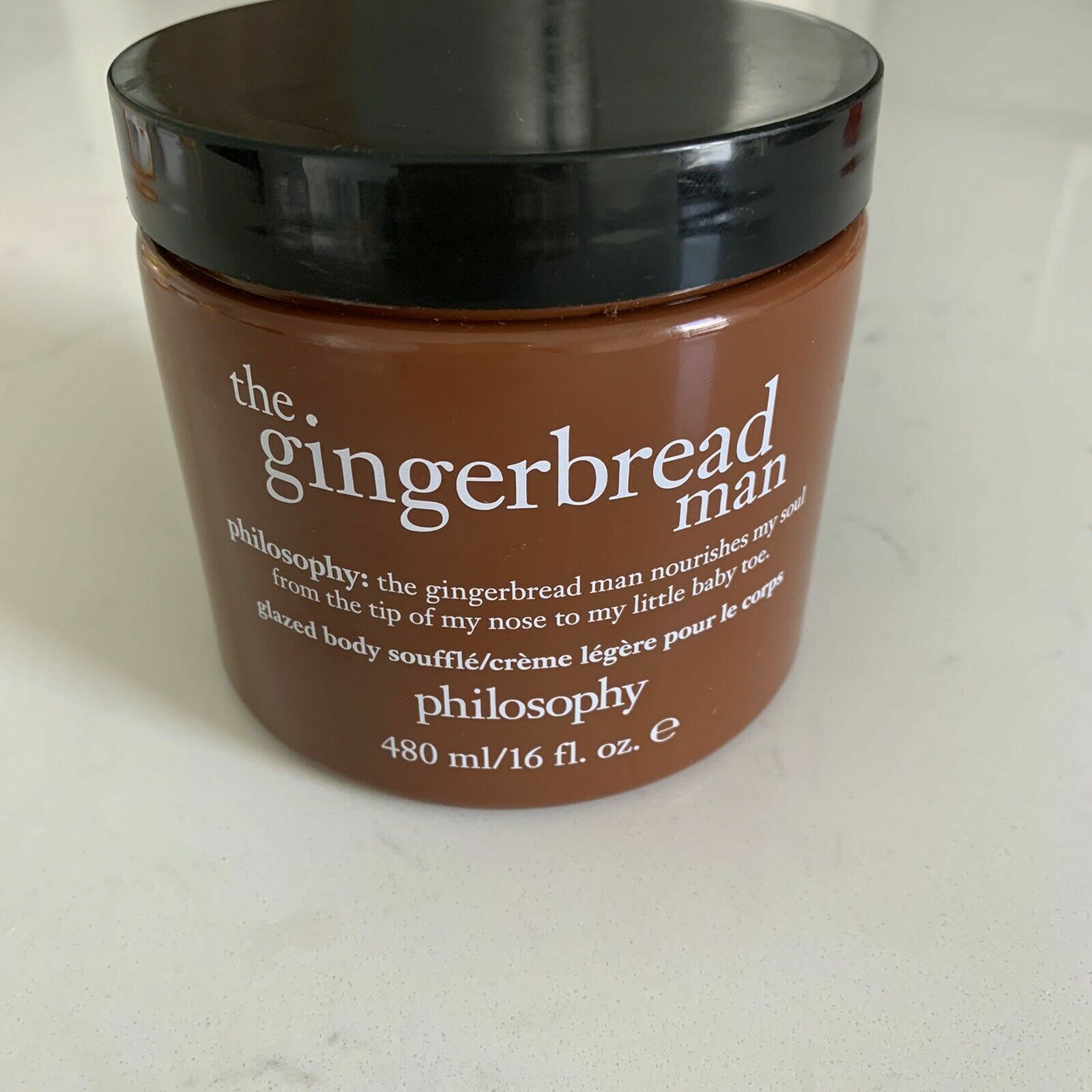 Philosophy the Gingerbread Man Glazed Body Souffle / CREME 16 oz Sealed