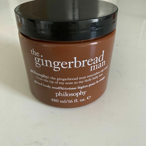 Philosophy the Gingerbread Man Glazed Body Souffle / CREME 16 oz Sealed