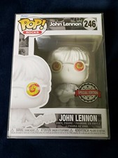 Funko POP! John Lennon w/Psychedelic Shades #246 Exclusive w/Soft Protector