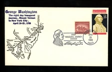US Postal History Presidential Washington Inaugural Journey 1989 Chester PA 2414