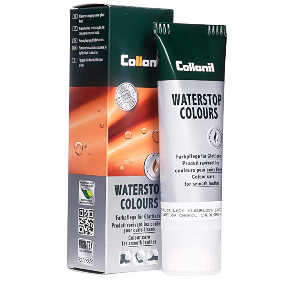Crema neutra Impermeabilizzante anti Acqua per Scarpe in Pelle - Collonil Waters