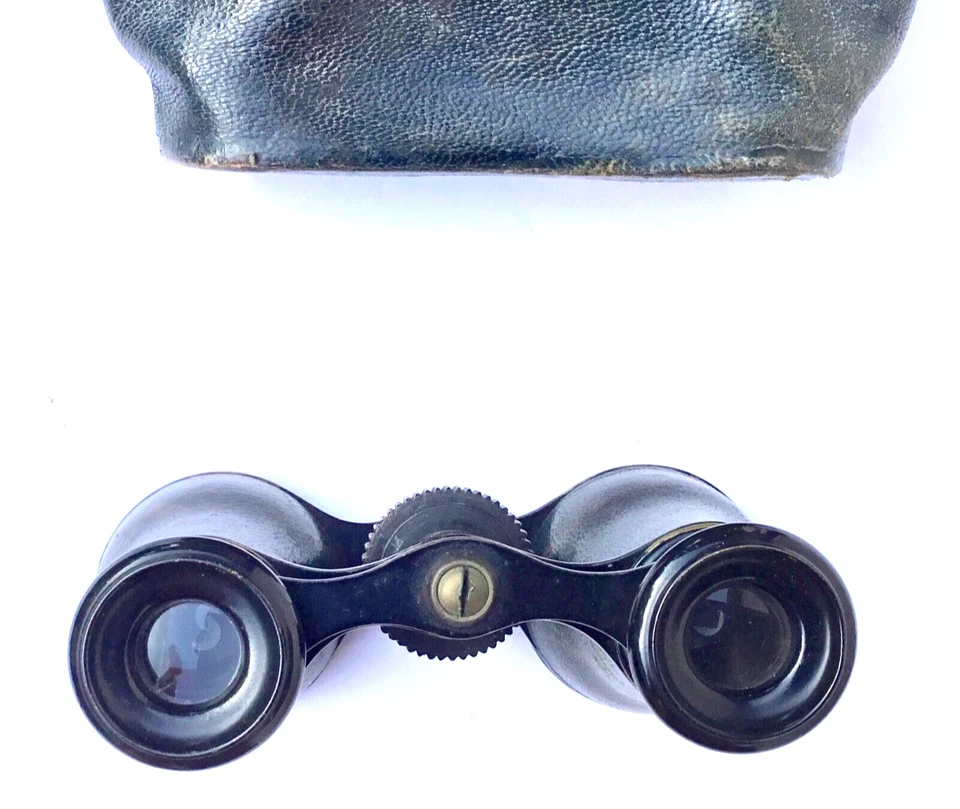 ANCIENNES JUMELLES DE THÉÂTRE DS ÉTUI OLD BEDROOMS OF THEATER IN CASE   - Photo 4/4