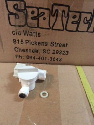SeaTech Valved Tee 1/2'' NPS x 1/2'' NPT x 1/4'' OD 3551-0408 (NEW)