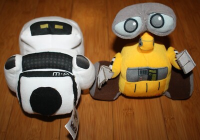 Lot of 2 Disney Parks Plush - 8'' M-O Cleaner & 7 1/2'' Wall-E - Stuffed