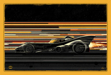 Wondercon 2022 Batman Bat Wheels 89 13x19 Mondo Derek Payne 25/89
