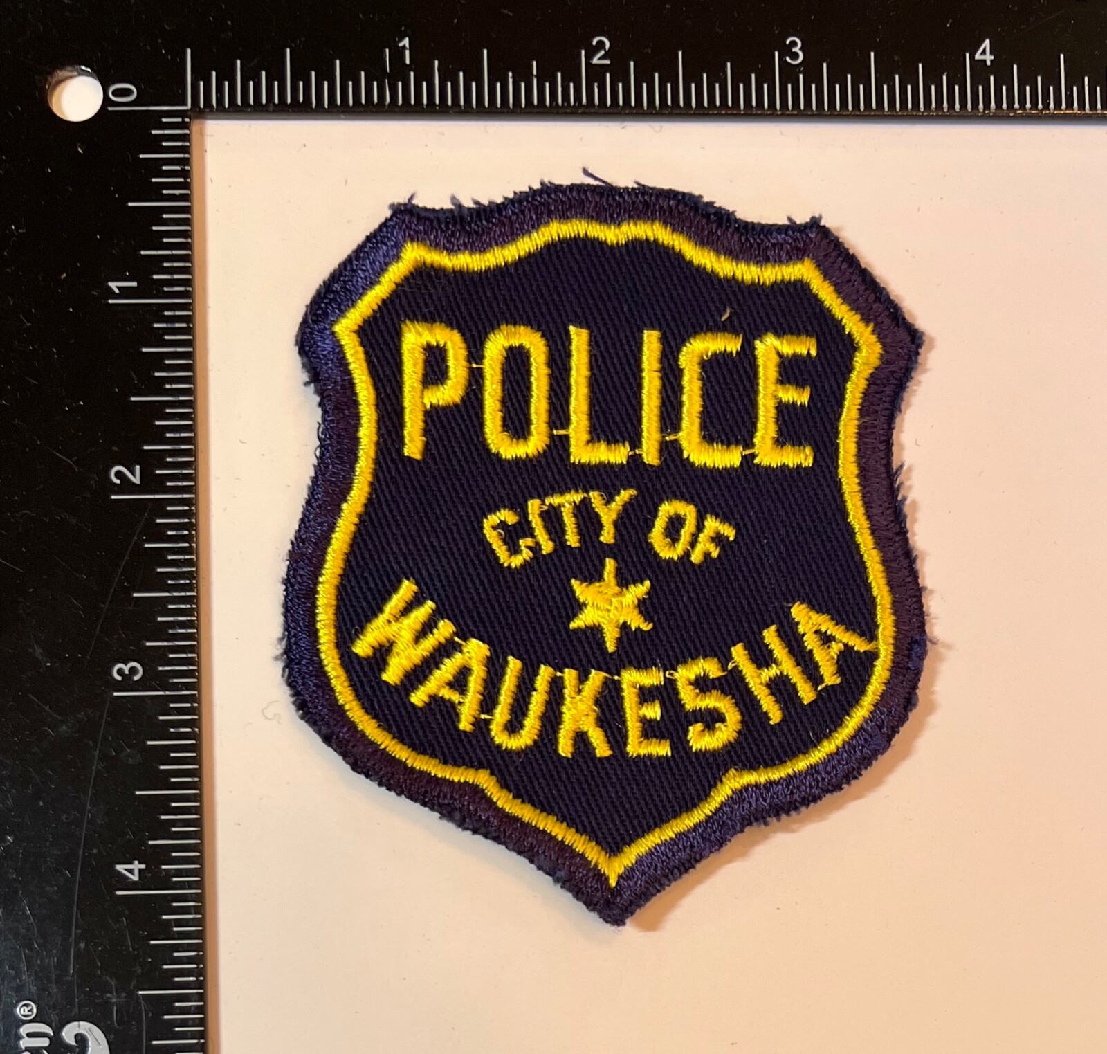 VINTAGE OBSOLETE City of Waukesha WI Wisconsin Police Department Patch eBay
