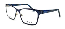 L.A.M.B. - LA051 BLU 53/16/135 - DARK NAVY BLUE - NEW Authentic WOMEN EYEGLASSES