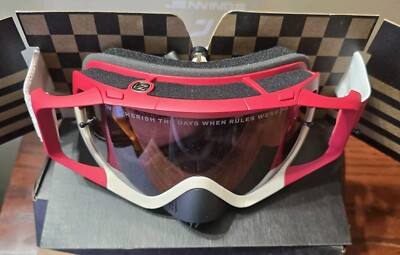 Von Zipper PorkChop x Fasthouse Outland Goggles Maroon $85 MSRP