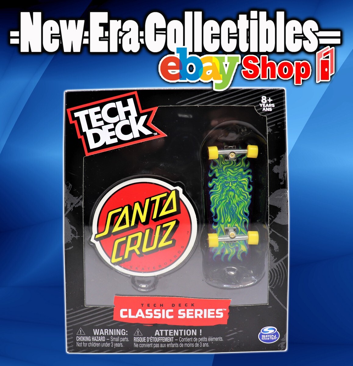 Tech Deck Classic Series Santa Cruz Skateboards Jason Jessee Sun