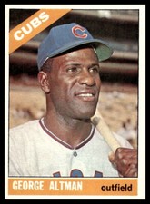 1966 Topps #146 George Altman  Chicago Cubs EX-EXMINT
