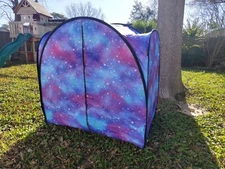 Privacy Pop Bed Tent - Unicorn Galaxy Print