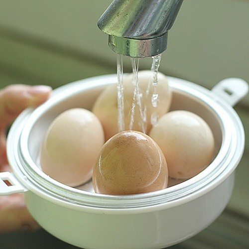 EGG POD Microwave Oven Cooker Perfectly Cooks Hard Boiled Detaches Shell US - Bild 8 von 8