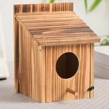 Bird House for Outdoor Pet Supplies Birds Nest for Bird Viewing Balcony Yard