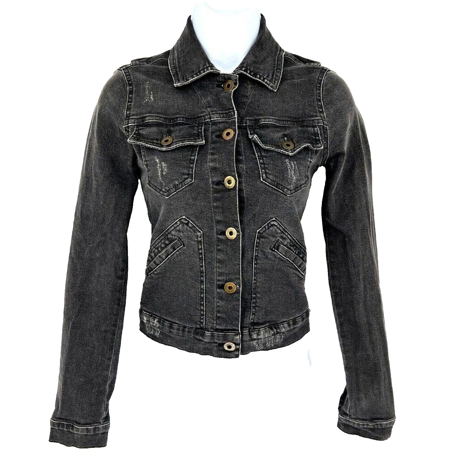 Abrigos sólido negro Brandy Melville, chaquetas y chalecos para Mujeres