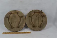 antique horse bog shoes mud snow swamp wood iron 19th c original early  pr 1800s